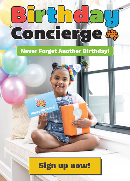 Never forget another birthday! Birthday Concierge