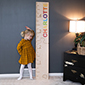 Personalized Wooden Ruler Growth Chart Image